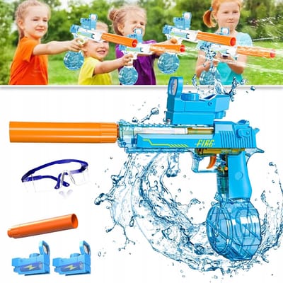Elektrisch Waterpistool - Supergroot Bereik, Automatisch Waterpistool Met Één Druk Op De Knop - Grote Capaciteit Superlange Standby-Tijd - Geschikt Voor Kinderen En Volwassenen Zomerse Zwembadfeestjes Strand En Buitenactiviteiten