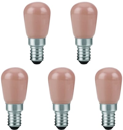 SPL E14 LED Lamp 2W Dimbaar - Extra Warm Wit - 1800K - LED Filament P26 Flame - 5 Stuks