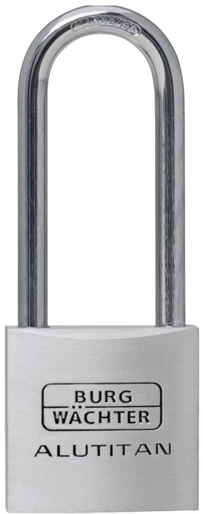 Burg Wächter 36041 Hangslot 29.70 mm Verschillend sluitend Aluminium Sleutelslot