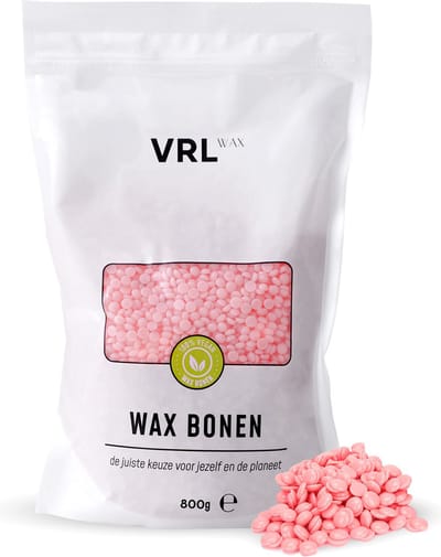 VRL - Europese Wax Bonen - Vegan - Parfumvrij - Hard Wax Beans - Wax Korrels - Hars - Brazilian Wax - Gevoelige huid - 800 gram