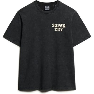 Superdry Photographic Skate Loose T-shirt Met Korte Mouwen Zwart L Man