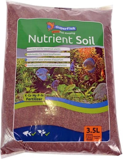 SuperFish Aqua Plant voedingsbodem voor aquariumplanten 3,5 liter | wortelvoeding en sterke groei