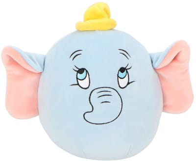Disney Dumbo Squishy 22 cm - Knuffel - Zachte stof - Grijs