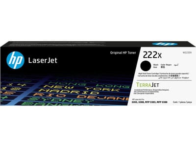 HP 222X (W2220X) toner cartridge zwart hoge capaciteit (origineel)