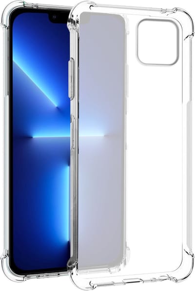 iPhone 13 Pro Max hoesje transparant siliconen backcover shockproof