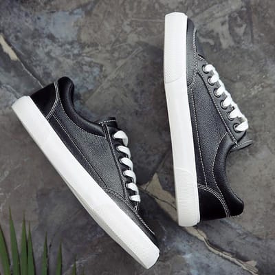 Heren Casual Schoenen Heren Gevulkaniseerde Schoen Alles Passend Laag Uitgesneden Ademend Trendy Canvas Lichtgewicht Upscale Sneaker Casual Herenschoenen 40 black