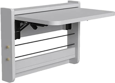Klaptafel Wandmontage - Opklapbaar Bureau - Ruimtebesparend Werken - Massief Hout - 10mm - Kleur 1 Small