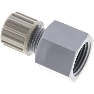 10x8mm & G1/2'' PA Rechte Knelfitting Binnendraad 10bar