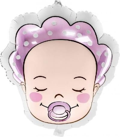 Folieballon Baby Meisje girl geboorte - babyshower 40x45cm.