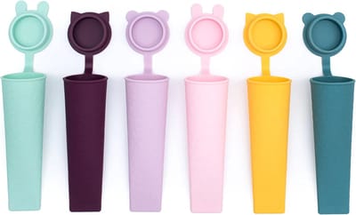 We Might Be Tiny - Tubies Pastel - 6 Push Pop Icy Tubes - Tubes IJs vormpjes - BPA-Vrij - IJsjes maken- kind - koken- Zomer- Vakantie - Gezond- Pastel