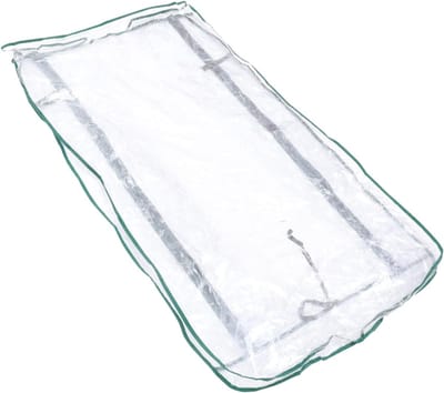 Tuinhoes Vervanging - Kas Overkapping - Planten Beschermen - Draagbaar Opvouwbaar - 129x69x49cm - Transparant Groen