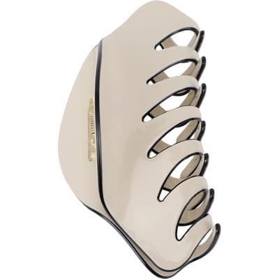 4,7 Inch Grote Klauw Haarclip Sterke Grip Versterkte Veer Elegante Styling Tool Klauwclip voor Vrouwen beige