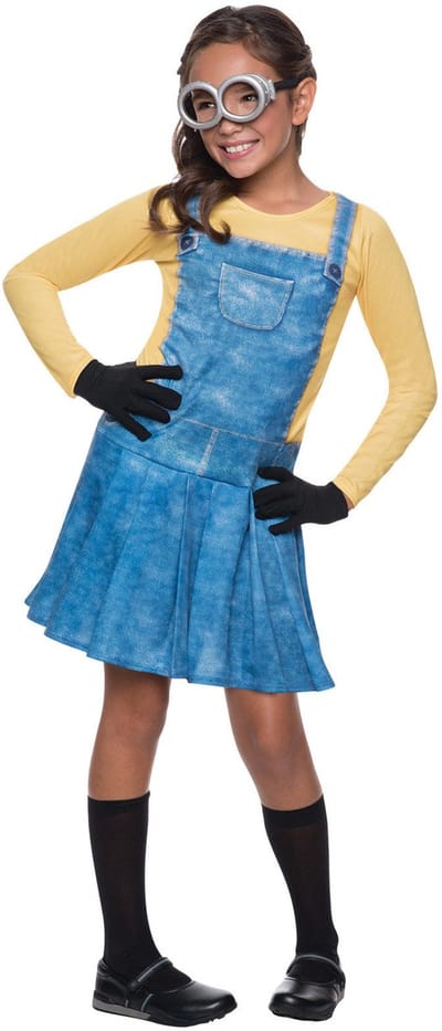 Morris Costumes - KF - Minions-kostuum voor meisjes - 98/104 (3-4 jaar)