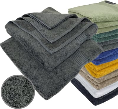 iSleep Terry Badlaken - 2 Stuks - 70x140 cm - Antraciet