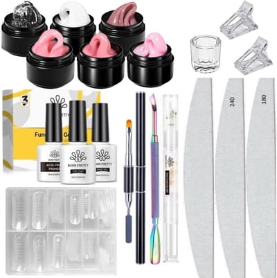 Born Pretty - Builder gel - Set - HEMA-vrij - Buildergel - Builder gel nagels - Builder gel set - Builder gel gel nagels - Gelnagels - Gel nagels - Gel voor nagels - Hard gel - Polygel