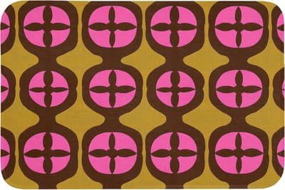 Badmat 90x60 cm - Antislip - Modern - Patroon - Roze - Badmatten voor badkamer - Badkamermat - Douchemat - Badkamer mat