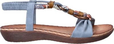 Rieker Sandalen - Dames - Blauw - Maat:38