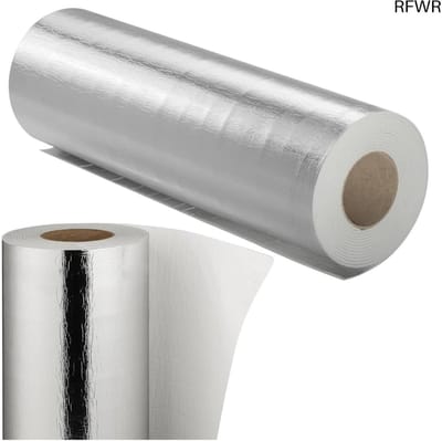 RFWR® Zelfklevende Radiatorfolie voor Wandisolatie - 5m x 0,48m x 3mm - Thermische Efficiëntie