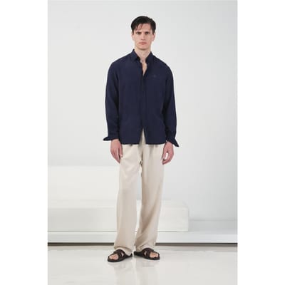 Tencel Overhemd met Knopen