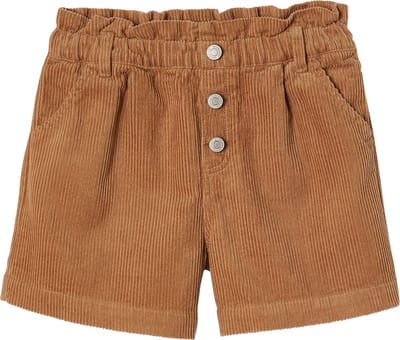 Vertbaudet Fluwelen short met paperbag-vorm meisjes