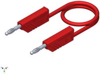 Hirschmann Test & Measurement CO MLN SIL 25/1 Meetsnoer Banaanstekker 4 mm Banaanstekker 4 mm 25.00 cm Rood 1 stuk(s)