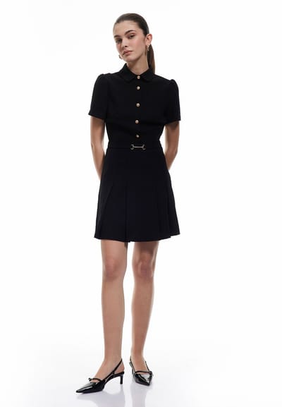 Mini-lengte Vorm A A-Linien-Kleid