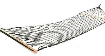 Hangmat - Luie stoel - Buiten ontspannen - Versterkt weefsel - 270 x 80 cm - Groen
