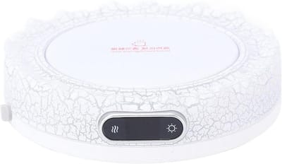 Bekerwarmer - Verwarmingsplaat - Drankjes Warm Houden - Digitale Temperatuurkeuze - 12 cm Diameter - Zwart