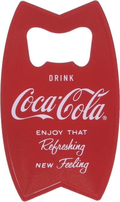 Coca-Cola Magnetic Bottle Opener Red