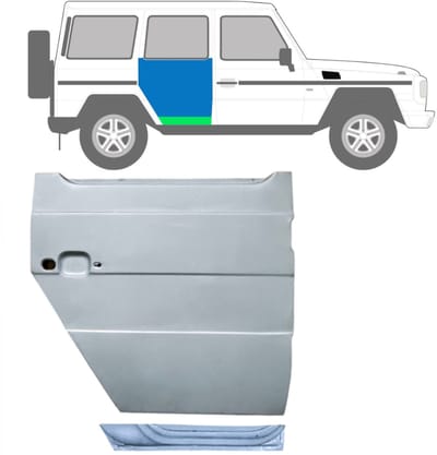 Reparatie plaatwerk achterste deuren voor Mercedes G-Class W460 W461 W463 1979-