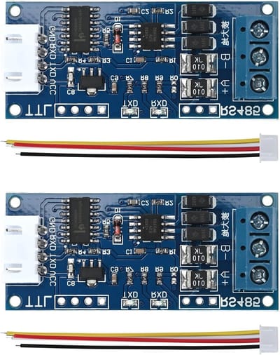 TTL naar RS485 Adapter Module - 2 Pack - 3.3V/5V - Seriële Poort Level Converter met RXD en TXD Indicatoren voor Communicatie en Signaaloverdracht