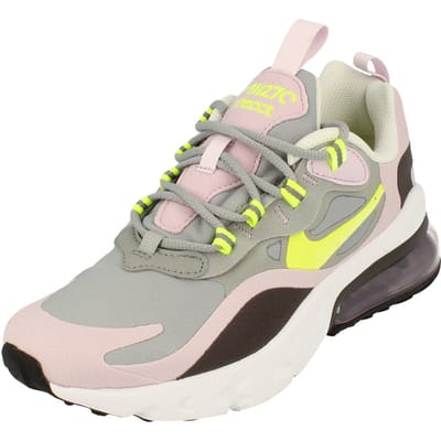 Nike Air Max 270 React Gs Bq3 Grijze Sneakers