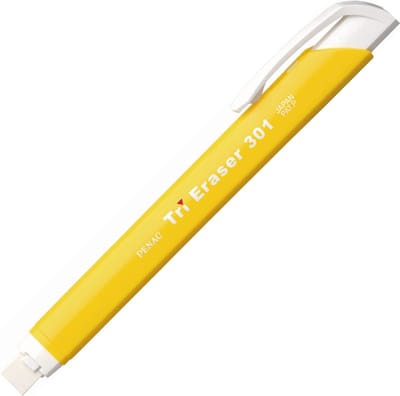 Penac Japan - Gum Pen - Geel - navulbaar - 8.25mm x 122mm gumpotlood