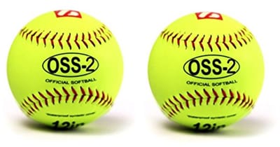 Oefen Softbalballen - Soft Touch Ballen - Sport Training - Zachte Kern - 305 cm - Geel
