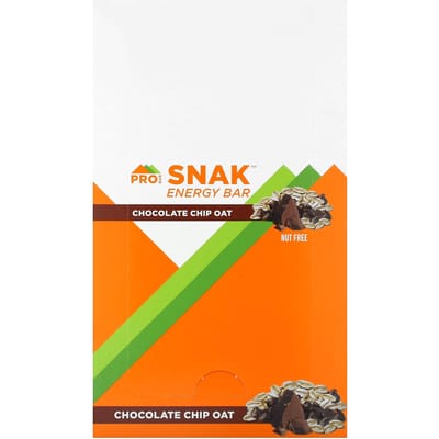 ProBar, Snak Energy Bar, Chocolate Chip Oats, 12 Repen, 1.6 oz (45 g) Elk