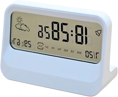Digitale Wekker - Bureauklok Temperatuur - Dagelijkse Tijdweergave - Groot Helder Display - Dubbele Alarmen - Meerdere Kleuren