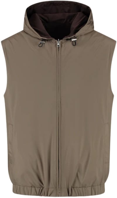 Duquezzi - Jas Groen Duquezzi Reversible Vest Bodywarmers Groen Dqa30026003