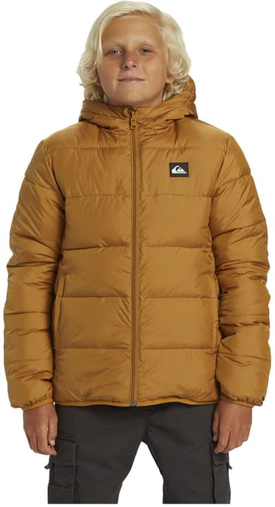 Quiksilver Scaly Reversible Jas Bruin 16 Years Jongen