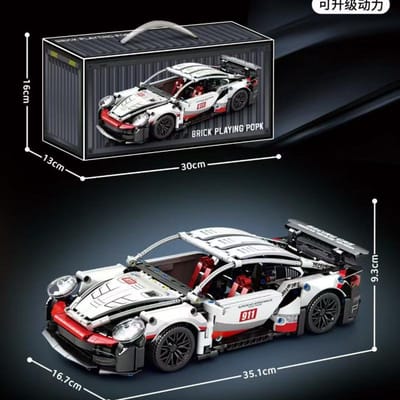 Technische Bouwstenen Auto Racen Sport Snelheid Voertuig Model Stad Mechanisch Super Stenen Puzzel Speelgoed Volwassen Cadeau