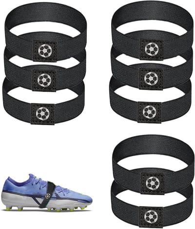 Set van 8 kinderlaces, elastische veters zonder strikken, ideaal voor sportschoenen en casual schoenen voor voetbal en buitensportactiviteiten