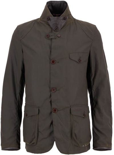 Barbour Beacon Wax Jas Olijfgroen - Maat L - Heren - Wax jassen