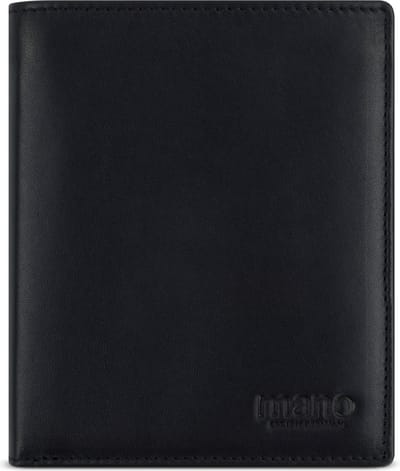 mano Don Andrea Portemonnee RFID-bescherming Leer 10 cm - Jongens - Staand formaat - schwarz