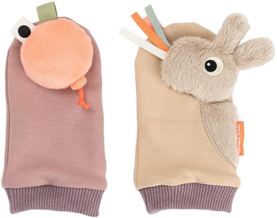 Done By Deer Celebration Sokken Met Rammelaar - Sand