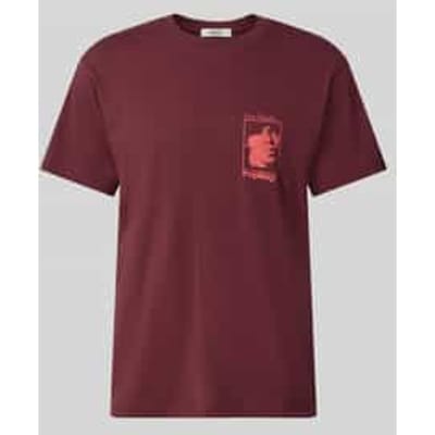 T-shirt met motiefprint en ronde hals