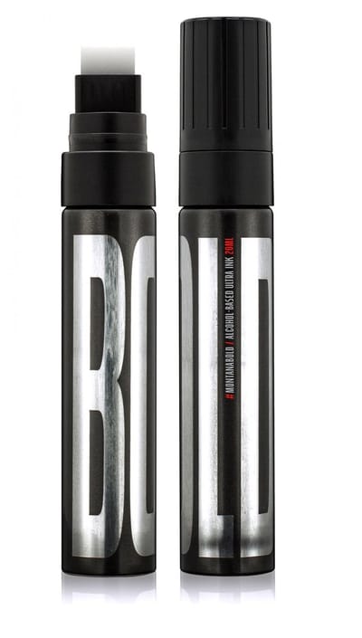 Montana BOLD Alcohol Marker 15mm Zwart