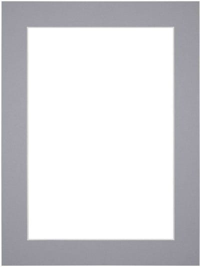 Passe-Partout Fotomaat 40x50 cm - Lijstmaat 46x61 cm - Grijs - Museumkarton - Fotolijst niet inbegrepen