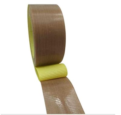 Dailygoods- PTFE Tape - Zelfklevend - Hittebestendig tot 300 graden - Glasvezelimpregnering - Dikte 0,13 mm - Pack van 1, 12mm x 10m - Teflon Tape