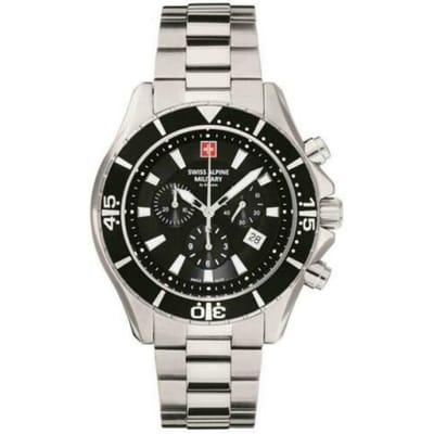Swiss Alpine Military Quartz Chronograph 7040.9137 10ATM 44MM