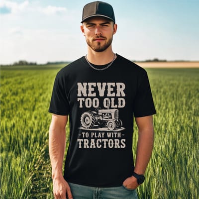 AGRIFANS® Play With Tractors - Heren T-shirt - S