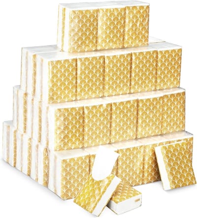 100x Pocket Tissues Reisformaat | 3-Laags | Klein en Individueel Verpakt | Bulk Voordeelverpakking